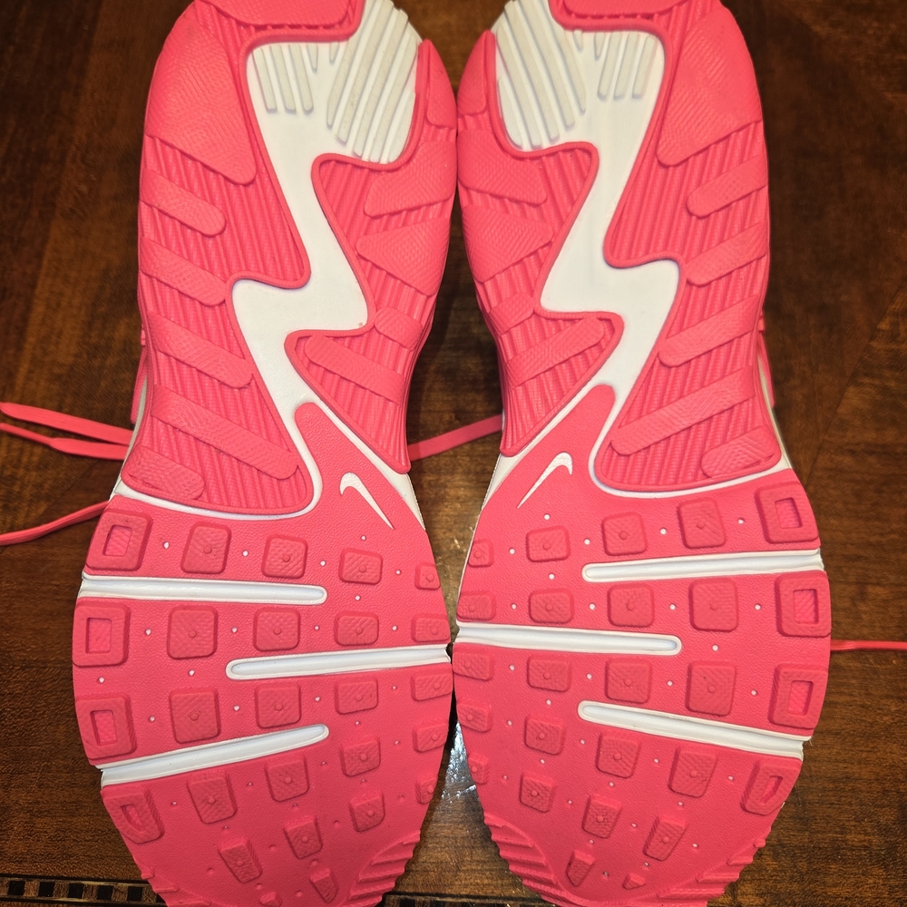 Nike Air Max Fuchsia and White Sneakers - Picture 8 of 11